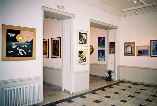Galerie Zygos, Nikis Street, Main and side halls. Group show.
