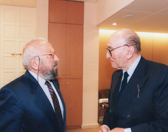Frantzis Frantzeskakis with Giannis Moralis, 1999
