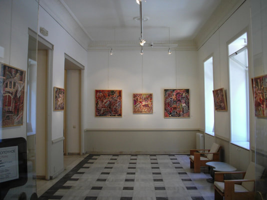 Galerie Zygos, Nikis Street, Main hall. Pyrros Alexopoulos exhibition.