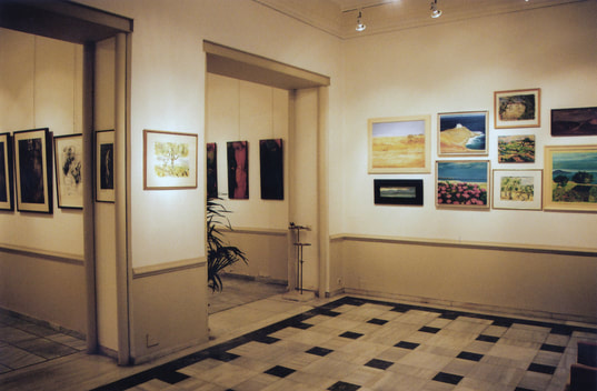 Galerie Zygos, Nikis Street, view from a group show.