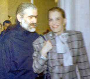 Carlos Cambelopoulos with Melina Merkouri.