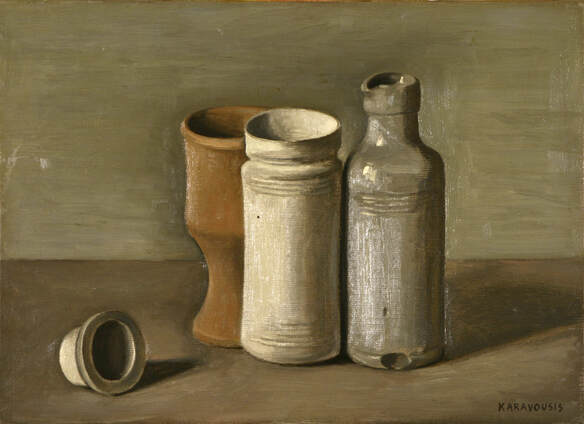 Still Life with Pharmacy Bottles, by Karavousis.