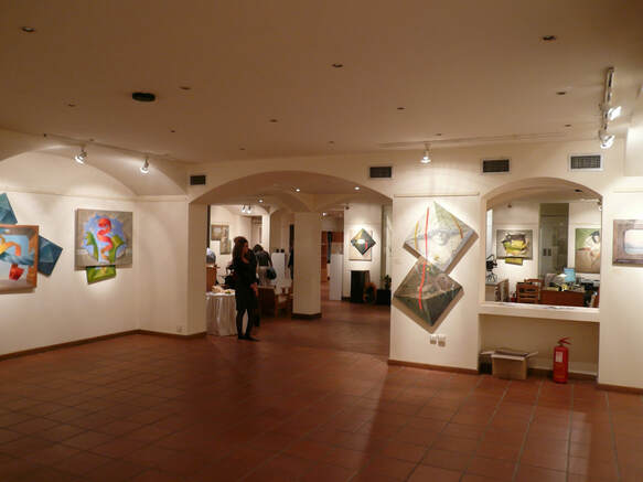 Installation view, Thanassis Leondaridis exhibition at Galerie Zygos, Athens.
